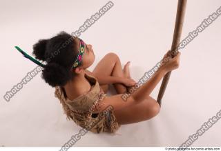 ANISE SITTING POSE WITH SPEAR